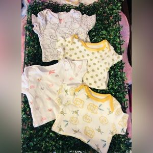 Carter’s  and chick pea all sizes 6-9M Onesies